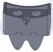 First Sketchup model bottom view